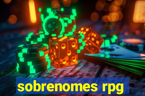 sobrenomes rpg